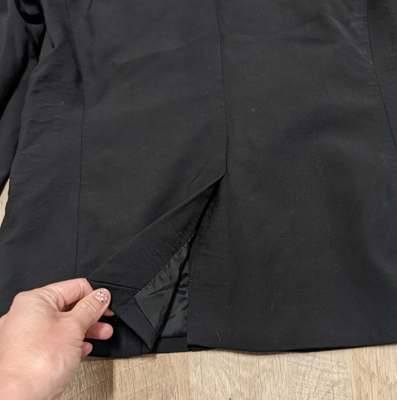 Talbots Black Wool Blend Blazer Jacket - Picture 6 of 14